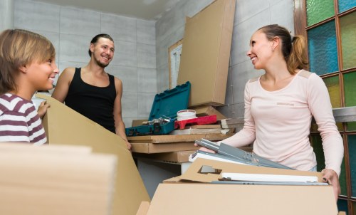 Professional packing services in a Marylebone home