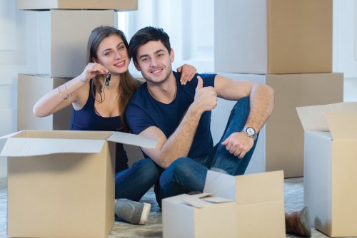 Office furniture and equipment prepared for commercial moves in Marylebone