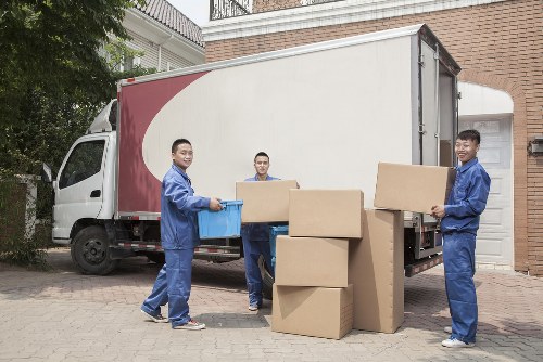Removal team preparing safely at the start of a moving job