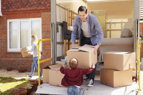 Removals team handling a Marylebone home move with care