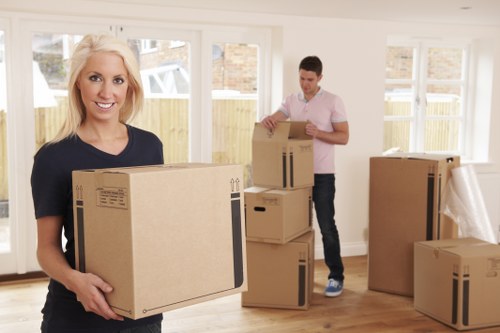 Local removals team preparing a move in Marylebone