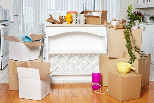 A removals team managing access and parking for a Marylebone move