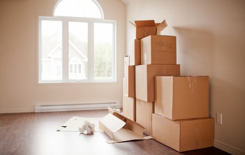 Packing and furniture protection for a flat move in Marylebone