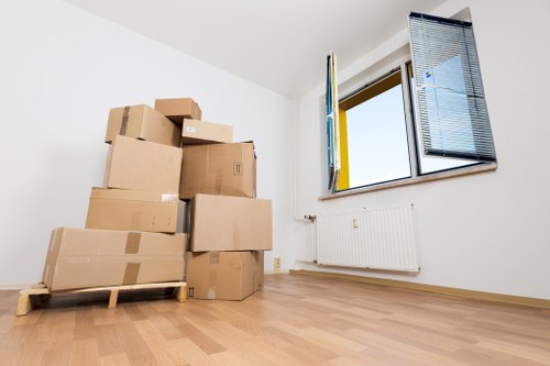 Careful packing of fragile items for house removals in Marylebone
