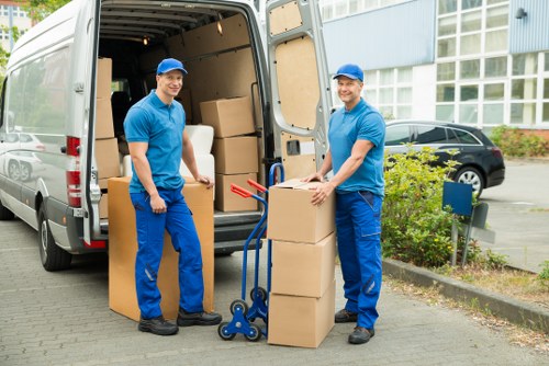 Safe furniture handling by a professional removal team
