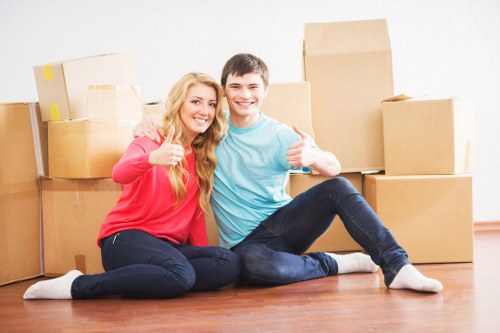 Packing and loading furniture for a Marylebone property move