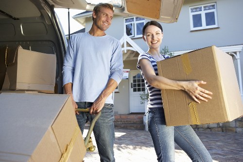 Professional removals team planning a central London relocation
