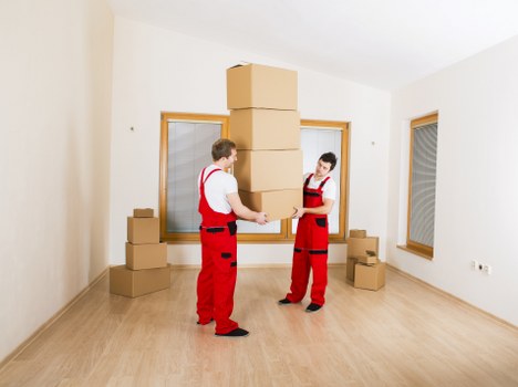 Carefully wrapped furniture prepared for relocation in Marylebone