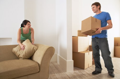 Careful packing materials used by a Marylebone removal company